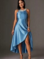VESTIDO DE FIESTA TALLA M – MACYS MARCA ADRIANA PAPELL – USA