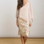 VESTIDO DE FIESTA MADRE DE NOVIOS TALLA M – MARCA SLNY – USA