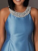 VESTIDO DE FIESTA TALLA M – MACYS MARCA ADRIANA PAPELL – USA - Imagen 4