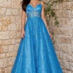 VESTIDO DE FIESTA TALLA XS - M/L – MACYS MARCA BLONDIE NITES – USA