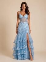 VESTIDO DE FIESTA JUVENIL TALLA XXS - XS  – MACYS MARCA SAY YES- USA