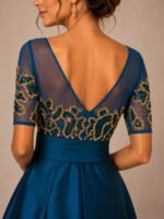 VESTIDO DE FIESTA MADRE DE NOVIOS TALLA 38 – USA ALTA COSTURA ADRIANNA PAPELL - Imagen 5