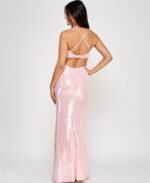 VESTIDO DE FIESTA JUVENIL TALLA L – MACYS MARCA EMERALD SUNDAE – USA - Imagen 3