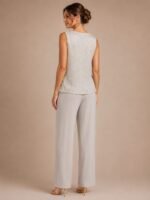 VESTIDO DE FIESTA MADRE DE NOVIOS TALLA S/M – MARCA R&M RICHARDS – USA - Imagen 2