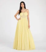 VESTIDO DE FIESTA TALLA M–  MARCA WINDSOR – USA