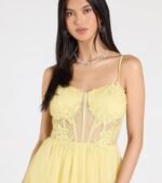 VESTIDO DE FIESTA TALLA M–  MARCA WINDSOR – USA - Imagen 4