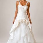 VESTIDO DE NOVIA ELEGANTE TALLA 34/36/38 CORSE AJUSTABLE - USA