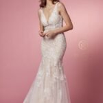 VESTIDO DE NOVIA ELEGANTE TALLA XS - USA MARCA NOX ANABELL
