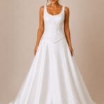 VESTIDO DE NOVIA ELEGANTE TALLA S - USA