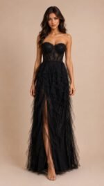 VESTIDO DE FIESTA TALLA XS – MACYS MARCA BETSY & ADAM – USA