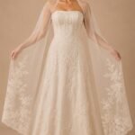 VESTIDO DE NOVIA ELEGANTE TALLA 40 - USA