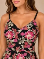 VESTIDO COCTEL MUJER FORMAL TALLA L – USA MARCA SIENA - Imagen 2