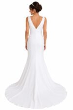 VESTIDO DE NOVIA ELEGANTE TALLA 40 - USA - Imagen 2
