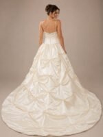 VESTIDO DE NOVIA ELEGANTE TALLA L - USA - Imagen 2