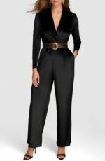 ENTERITO TERCIOPELO MUJER FORMAL TALLA M- L – USA MARCA DONNA KARAN NEW YORK
