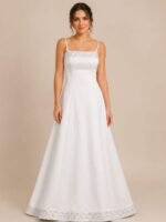VESTIDO DE NOVIA ELEGANTE TALLA S- USA