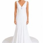 VESTIDO DE NOVIA ELEGANTE TALLA 40 - USA
