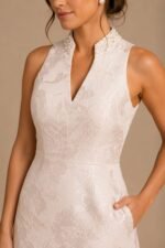 VESTIDO COCTEL MUJER FORMAL TALLA L – USA MARCA ADRIANNA PAPELL - Imagen 5