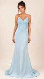 VESTIDO DE FIESTA TALLA S – MARCA AZAZIE