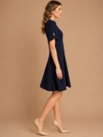 VESTIDO COCTEL MUJER FORMAL TALLA M – USA MARCA DONNA KARAN - Imagen 4