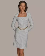 VESTIDO COCTEL MUJER FORMAL TALLA XS-S-M-L-XL  – USA MARCA DONNA KARAN NEW YORK - Imagen 5