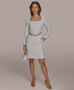 VESTIDO COCTEL MUJER FORMAL TALLA XS-S-M-L-XL  – USA MARCA DONNA KARAN NEW YORK