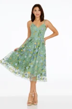 VESTIDO COCTEL MUJER FORMAL TALLA  XS – USA MARCA Dress the Population (PREMIUM)