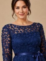 VESTIDO COCTEL MUJER FORMAL TALLA XL – USA MARCA ALEX EVENINGS - Imagen 4