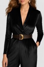 ENTERITO TERCIOPELO MUJER FORMAL TALLA M- L – USA MARCA DONNA KARAN NEW YORK - Imagen 4