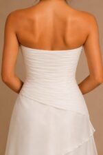 VESTIDO DE NOVIA ELEGANTE TALLA XS- USA - Imagen 4