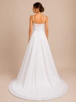 VESTIDO DE NOVIA ELEGANTE TALLA S- USA - Imagen 3