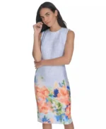 VESTIDO COCTEL MUJER FORMAL TALLA XS-S  -USA CALVIN KLEIN - Imagen 4