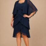 VESTIDO COCTEL MUJER FORMAL TALLA L – USA MARCA SLNY