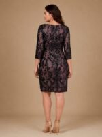 VESTIDO COCTEL MUJER FORMAL TALLA XL - 2XL – USA MARCA ADRIANNA PAPELL - Imagen 2