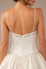 VESTIDO DE NOVIA ELEGANTE TALLA L - USA - Imagen 3