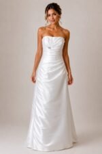 VESTIDO DE NOVIA ELEGANTE TALLA XS - USA