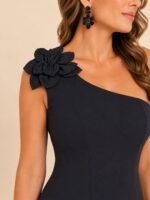 VESTIDO DE FIESTA ELEGANTE MADRE DE NOVIOS TALLA XS – MARCA TAYLOR – USA - Imagen 4