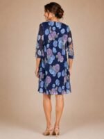 VESTIDO DE FIESTA MADRE DE NOVIOS 2 PIEZAS TALLA M – MARCA R&M RICHARDS – USA - Imagen 4