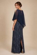 VESTIDO DE FIESTA MADRE DE NOVIOS 2 PIEZAS - TALLA  40  – USA - Imagen 2