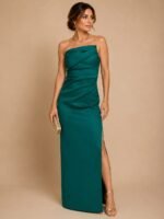 VESTIDO DE FIESTA TALLA L – MACYS MARCA DONNA KARAN NEW YORK – USA
