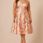 VESTIDO COCTEL MUJER FORMAL TALLA 2XL – USA MARCA ADRIANNA PAPELL