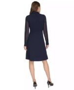 VESTIDO COCTEL MUJER FORMAL TALLA M // USA MARCA CALVIN KLEIN - Imagen 2