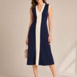 VESTIDO COCTEL MUJER  TALLA S/M/L/XL  – MARCA LUXELY – USA