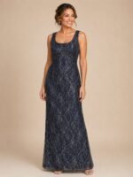 VESTIDO DE FIESTA MADRE DE NOVIOS 2 PIEZAS - TALLA  40  – USA - Imagen 3