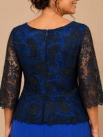 VESTIDO DE FIESTA MADRE DE NOVIOS TALLA 48 – MARCA AZAZIE - USA - Imagen 3