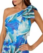 VESTIDO DE FIESTA DIA MADRE DE NOVIOS TALLA L – MARCA ADRIANNA PAPELL – USA - Imagen 3