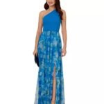 VESTIDO DE FIESTA DIA MADRE DE NOVIOS TALLA L – MARCA ADRIANNA PAPELL – USA