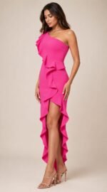 VESTIDO COCTEL MUJER FORMAL TALLA XS  – USA MARCA XSCAPE - Imagen 4