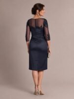 VESTIDO DE FIESTA ELEGANTE MADRE DE NOVIOS TALLA L/XL – MARCA OLEG CASSINI – USA - Imagen 2