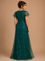 VESTIDO DE FIESTA MUJER MADRE DE NOVIOS  TALLA 4XL PLUS SIZE  – USA - Imagen 2